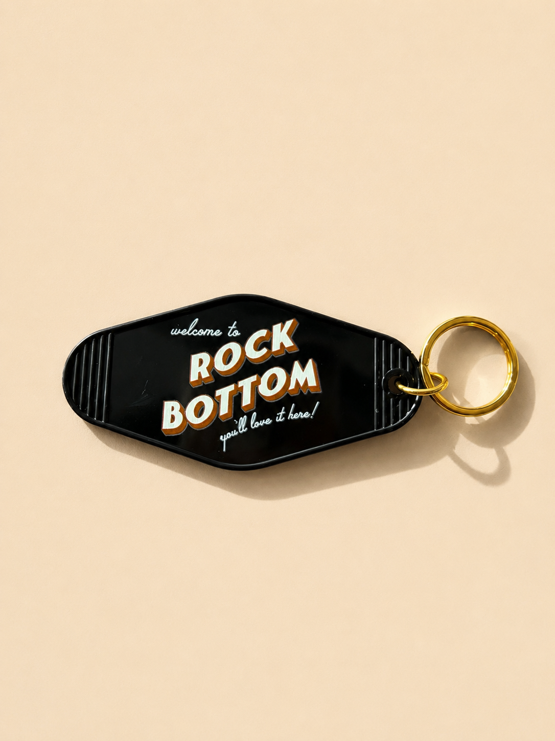 Rock Bottom Keychain