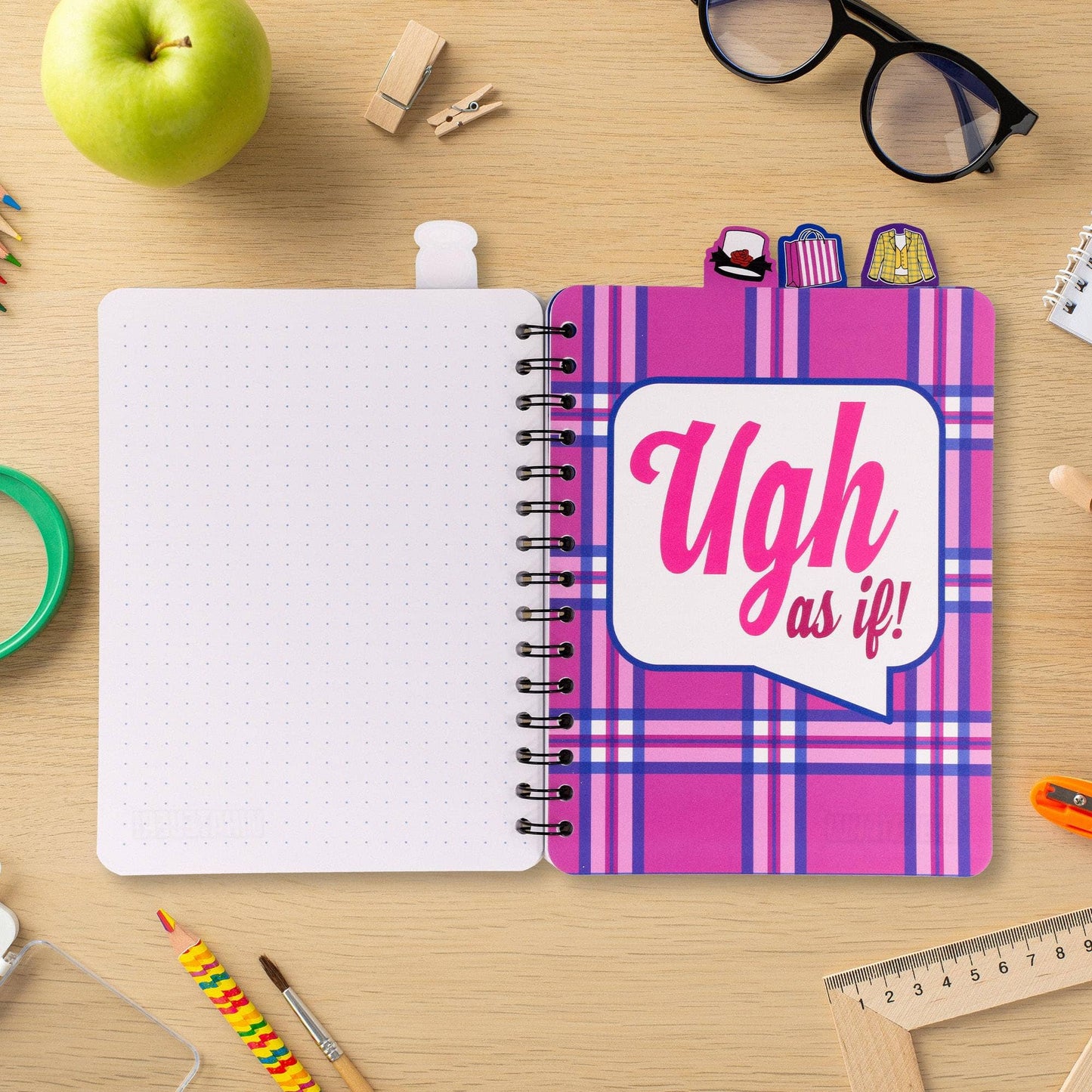 Clueless 4-Tab Spiral Notebook