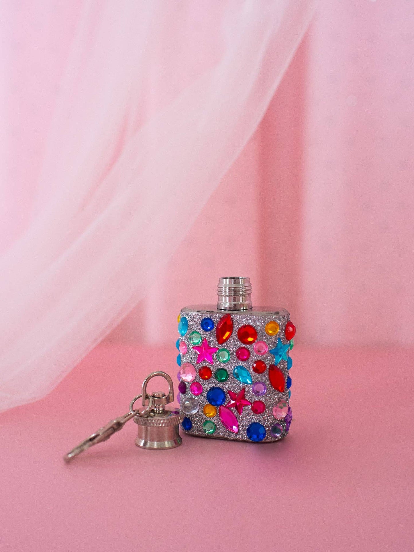 Y2K Princess Mini Flask Keychain