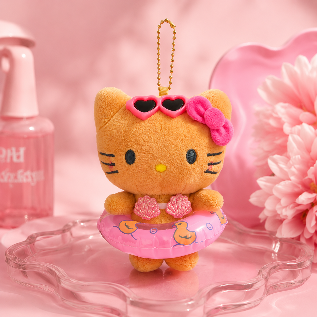 Hello Kitty Poolside Plush Bag Charm