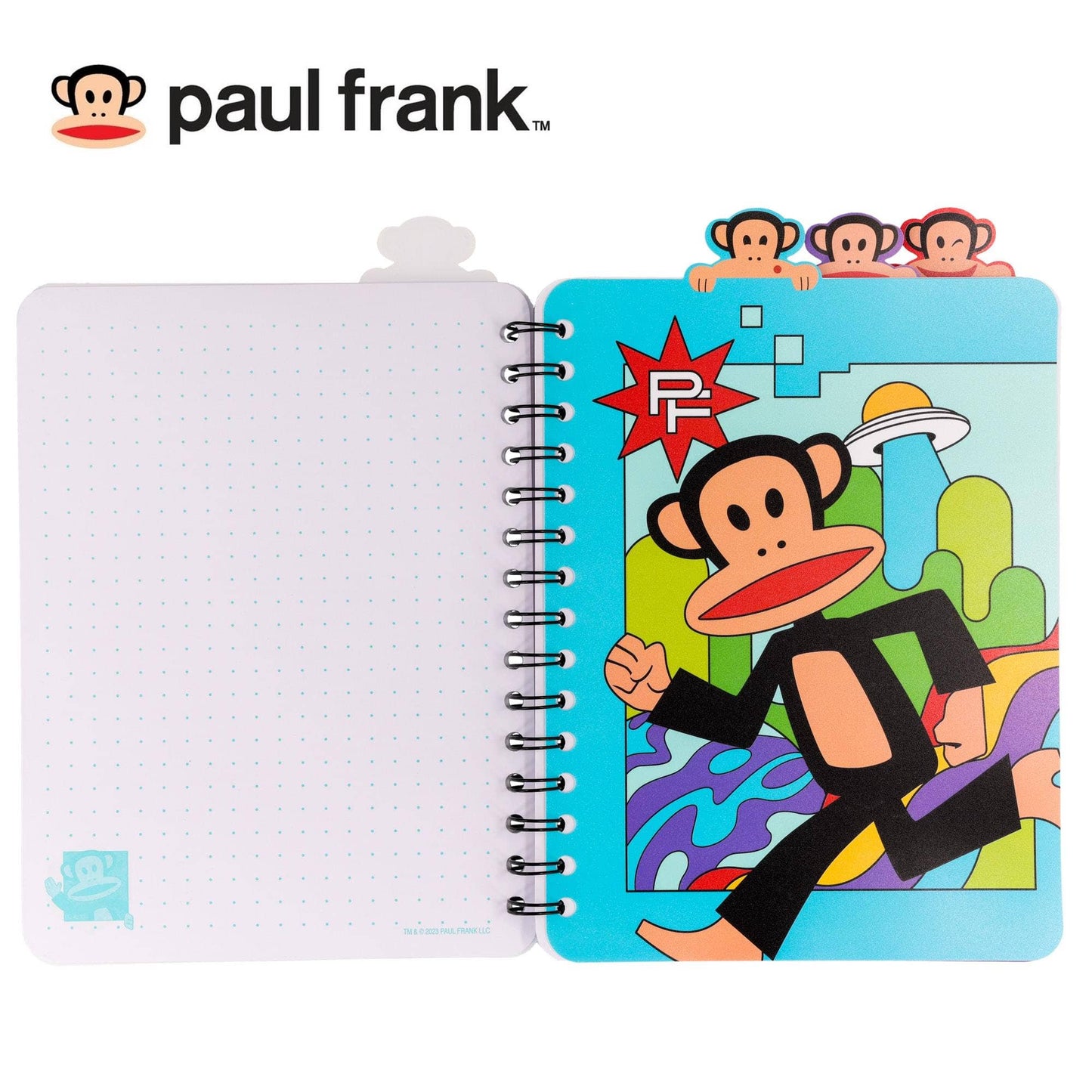 Paul Frank 4-Tab Spiral Journal