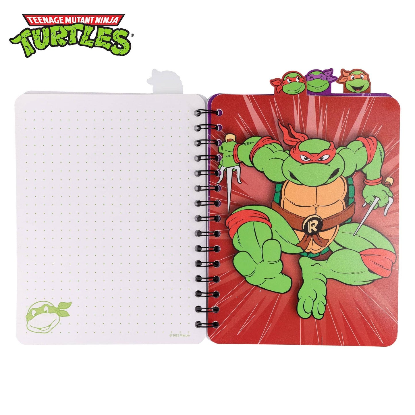 Ninja Turtles 4-Tab Spiral Notebook