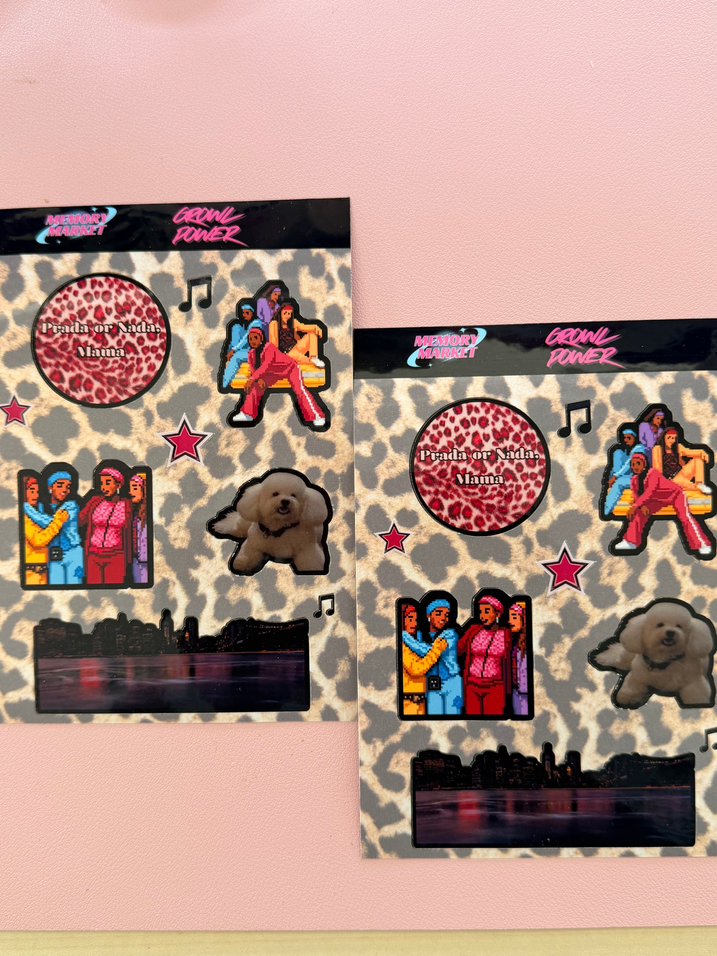 Growl Power Sticker Sheet