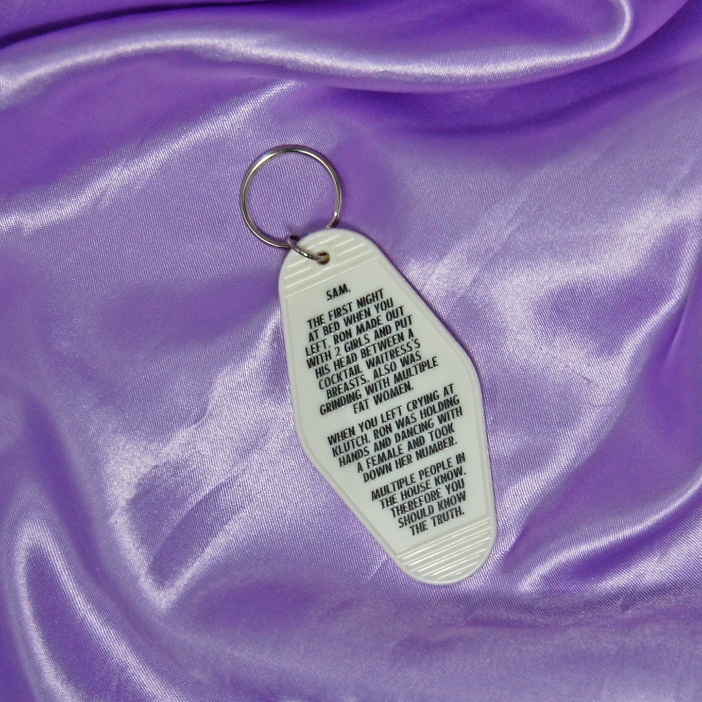 Jersey Shore “Who wrote the note?!” Keychain