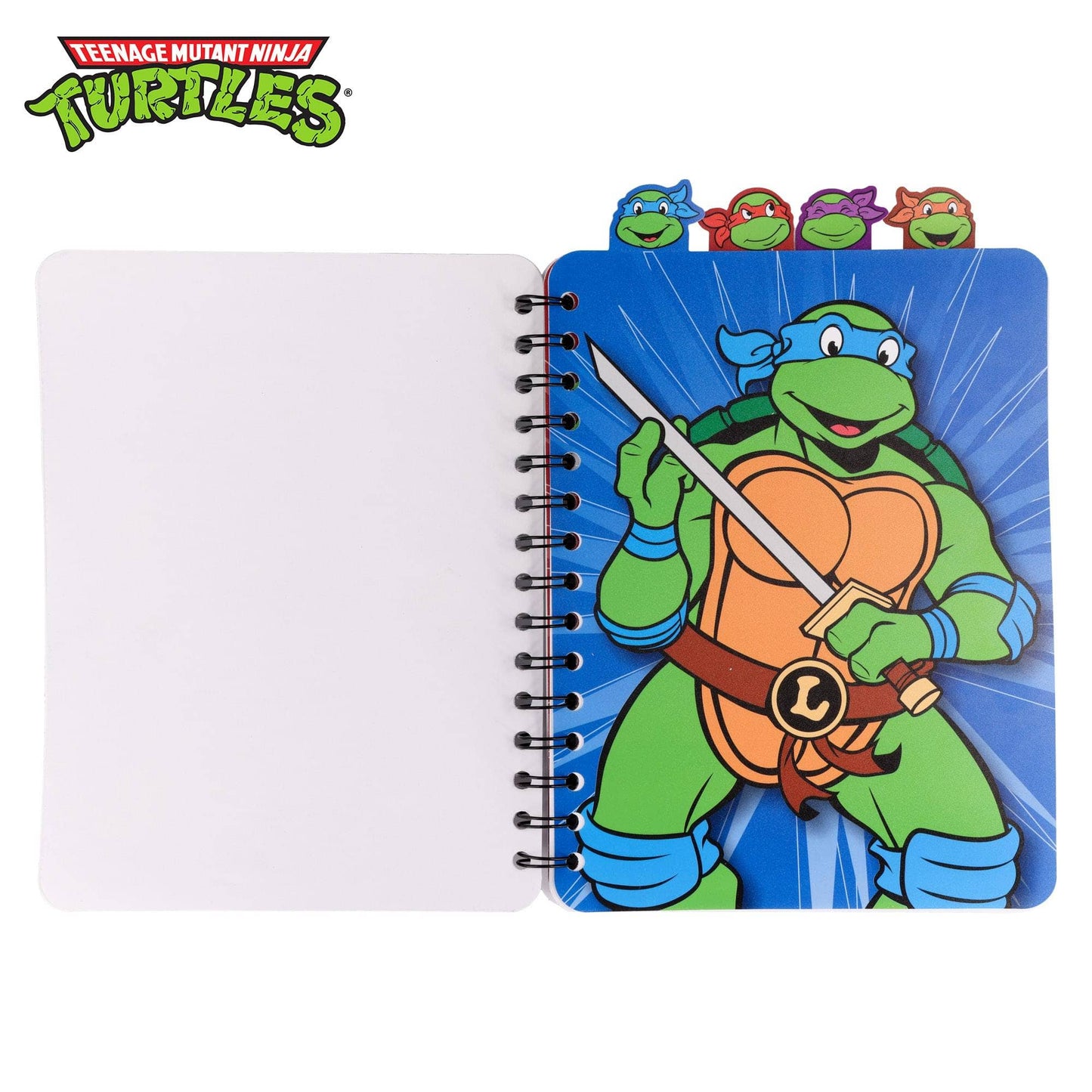 Ninja Turtles 4-Tab Spiral Notebook