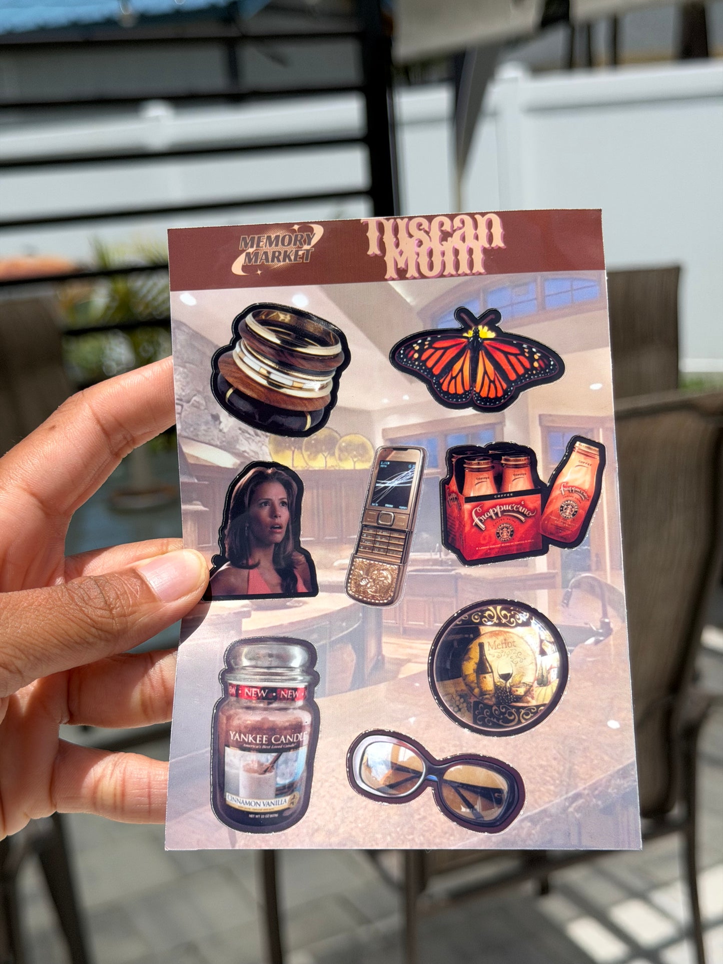 Tuscan Mom Sticker Sheet