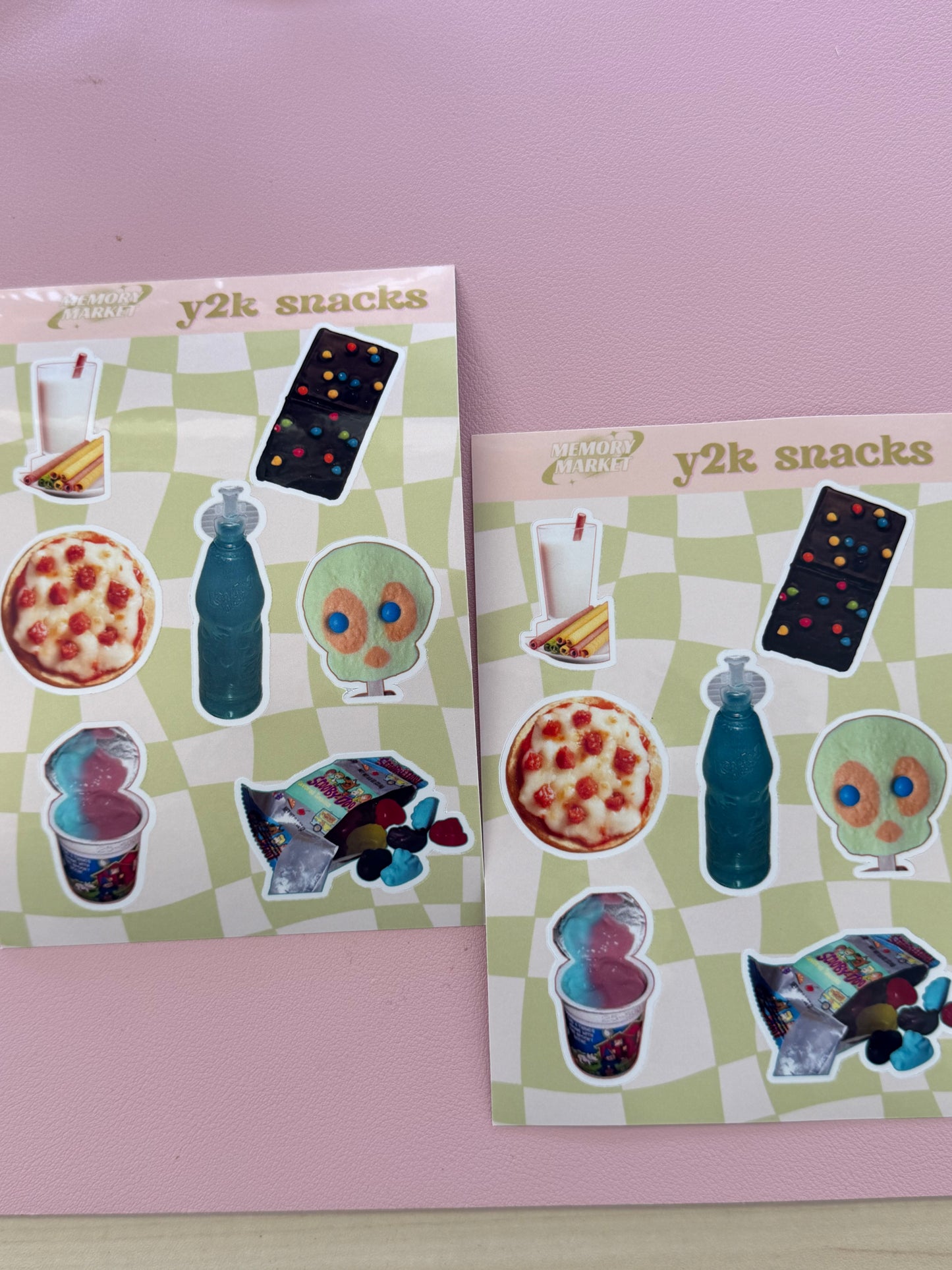 Y2K Snacks Sticker Sheet