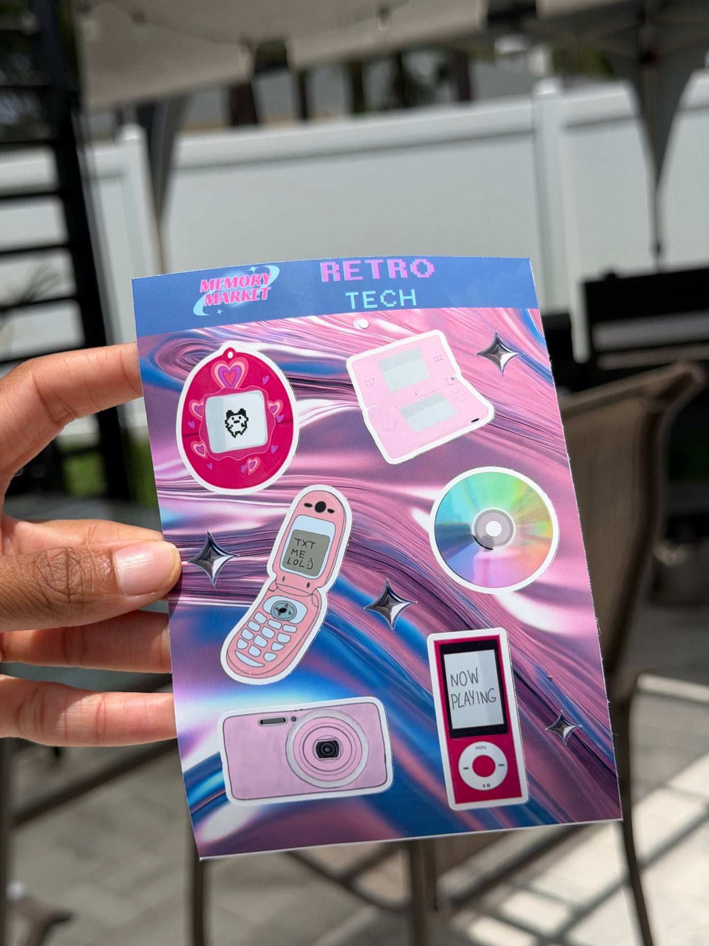 Retro Tech Sticker Sheet
