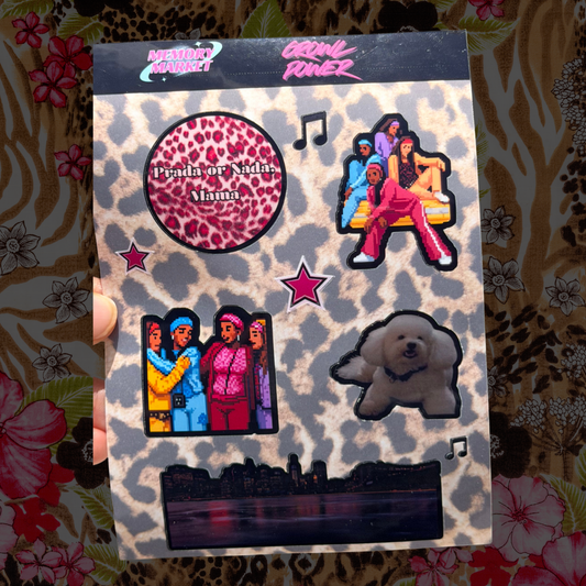 Growl Power Sticker Sheet