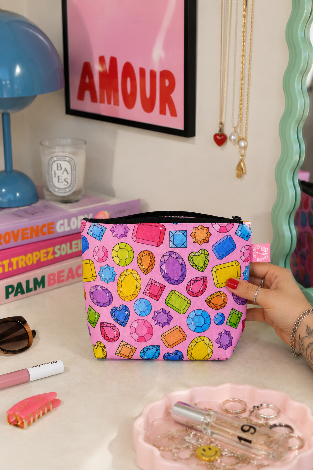 Bedazzled Storage Bag