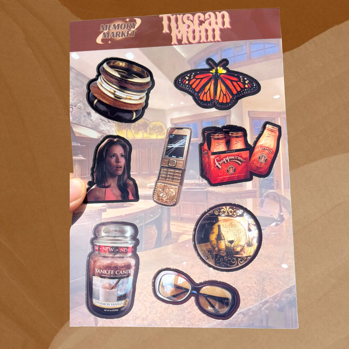 Tuscan Mom Sticker Sheet