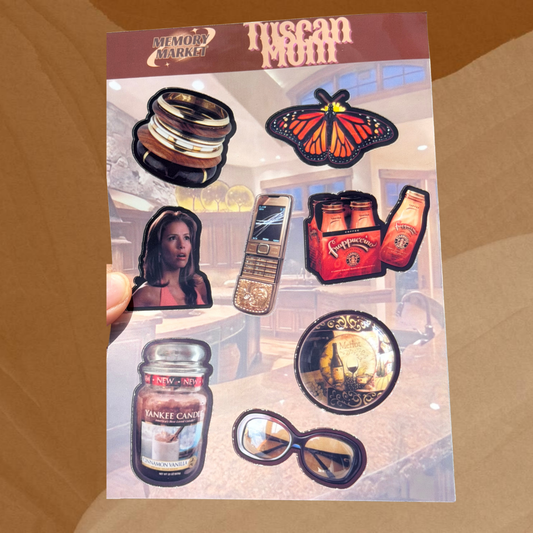 Tuscan Mom Sticker Sheet