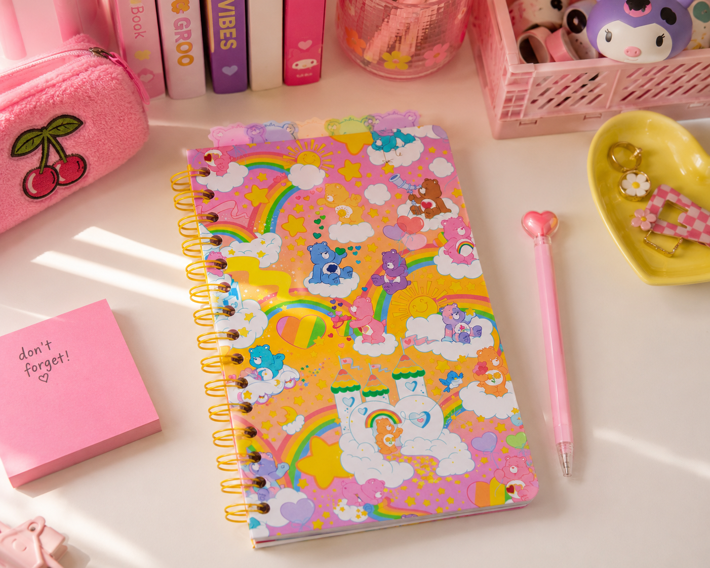 Care Bears 5-Tab Spiral Notebook