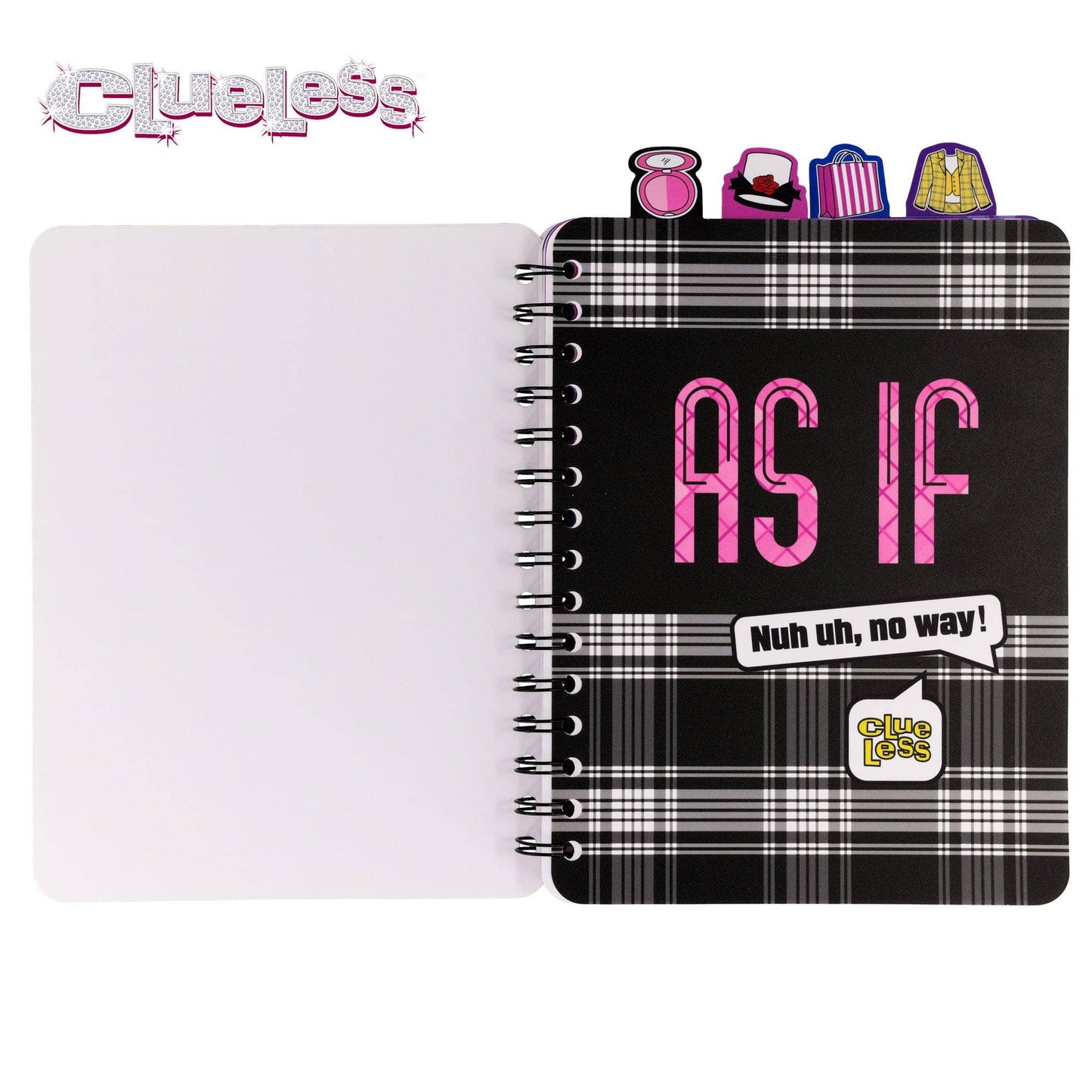 Clueless 4-Tab Spiral Notebook