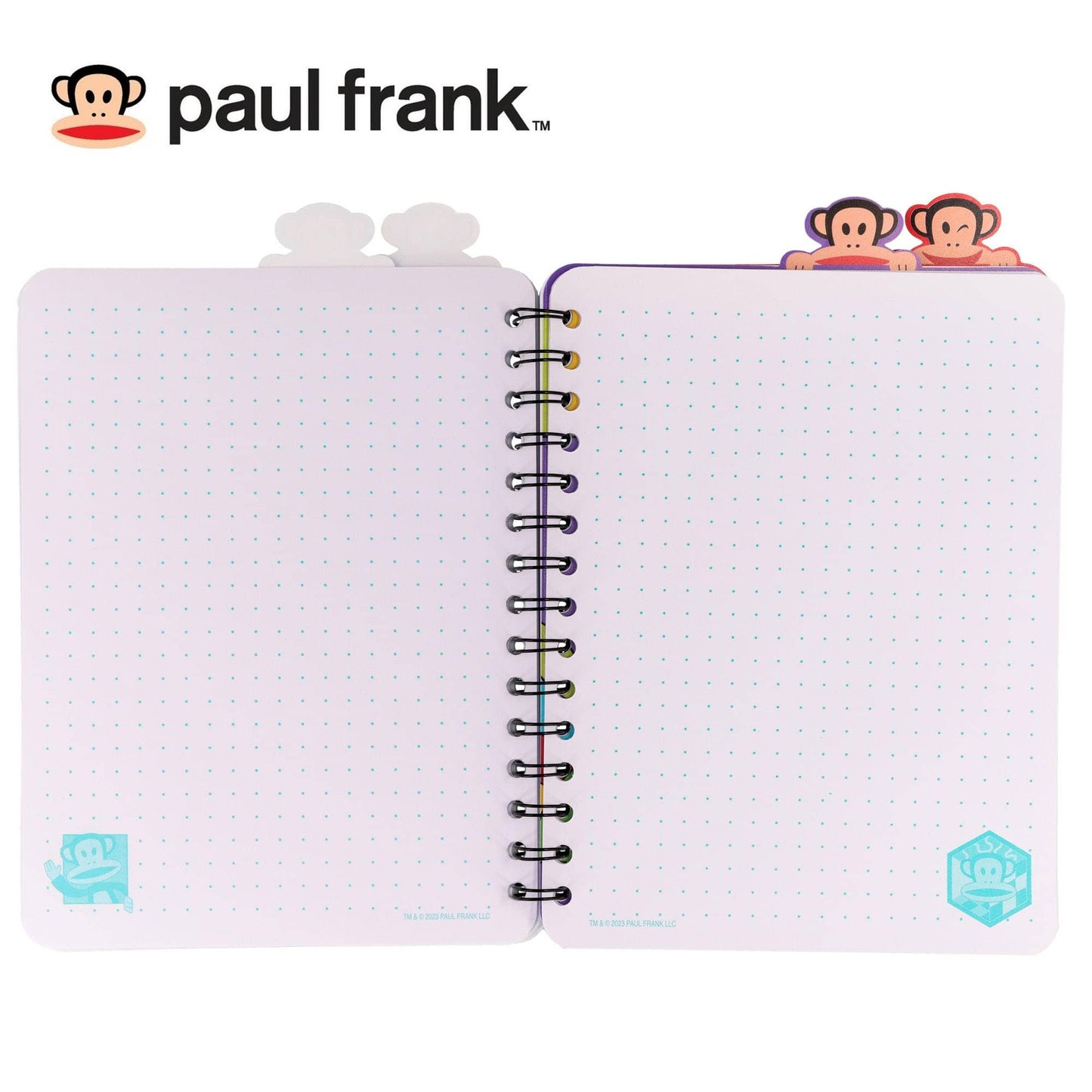 Paul Frank 4-Tab Spiral Journal