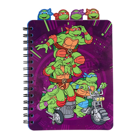 Ninja Turtles 4-Tab Spiral Notebook