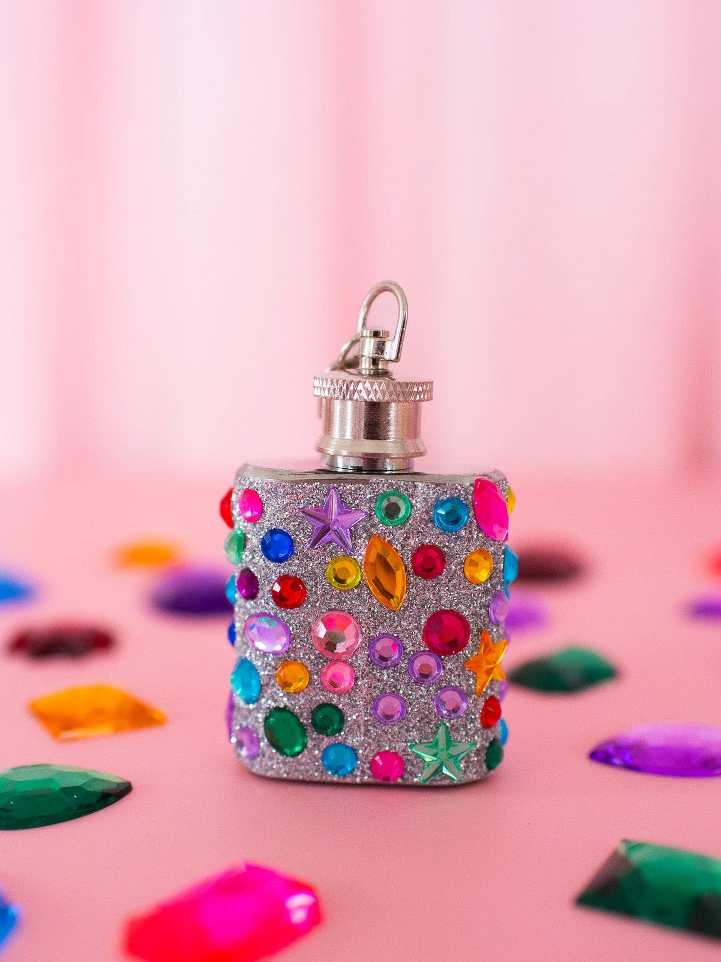 Y2K Princess Mini Flask Keychain