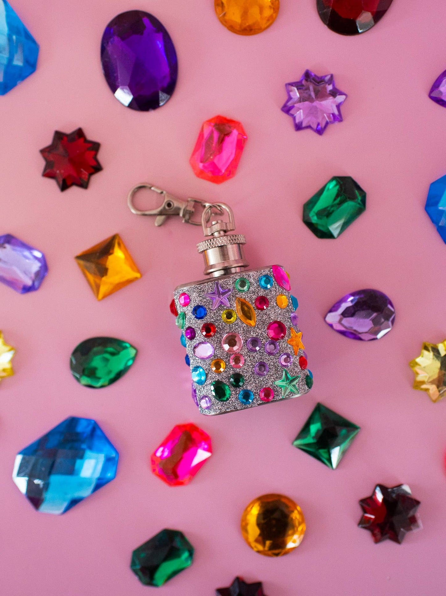 Y2K Princess Mini Flask Keychain